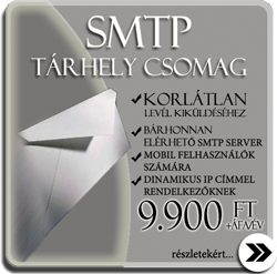 SMTP tárhely csomag
